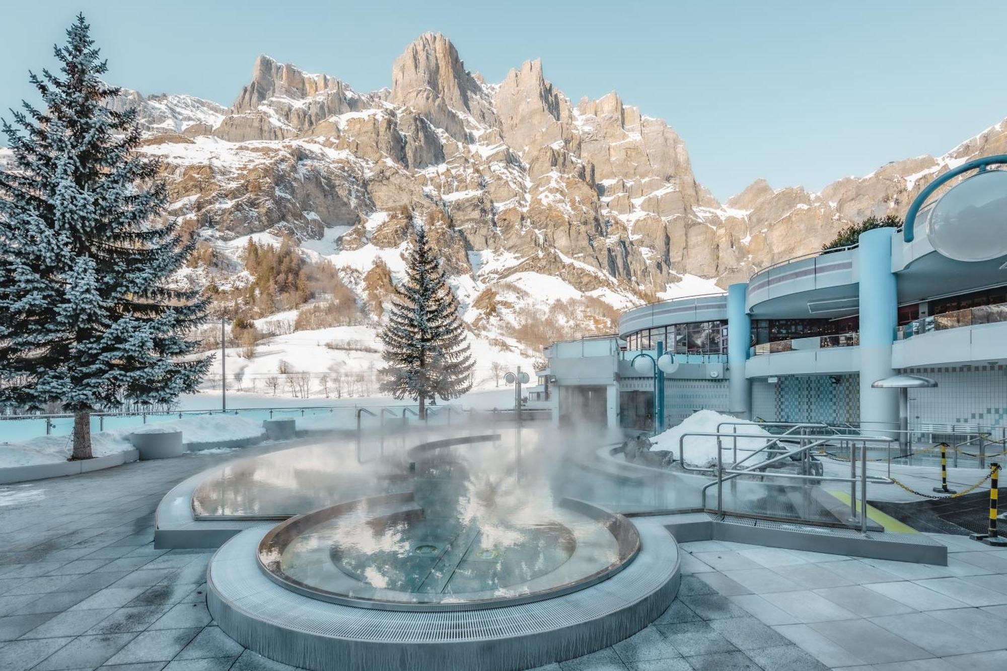 Hotel Walliserhof-Leukerbad-Therme Eksteriør bilde
