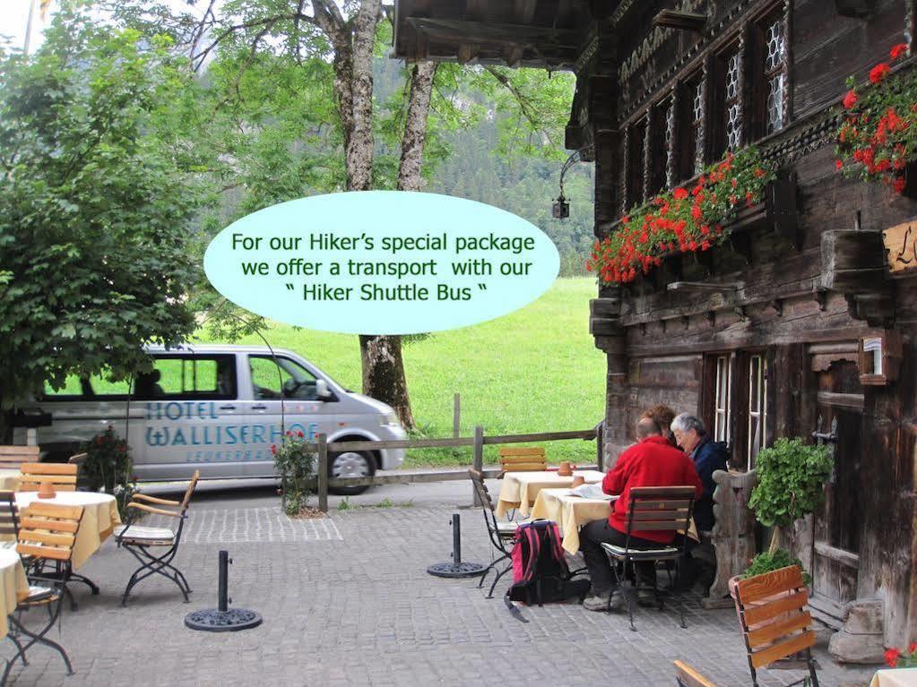 Hotel Walliserhof-Leukerbad-Therme Eksteriør bilde